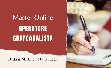Master: Operatore Grafoanalista (Videocorso)